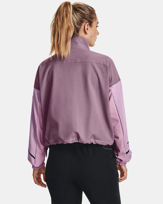 Women's UA Unstoppable Jacket, Purple, pdpMainDesktop image number 1